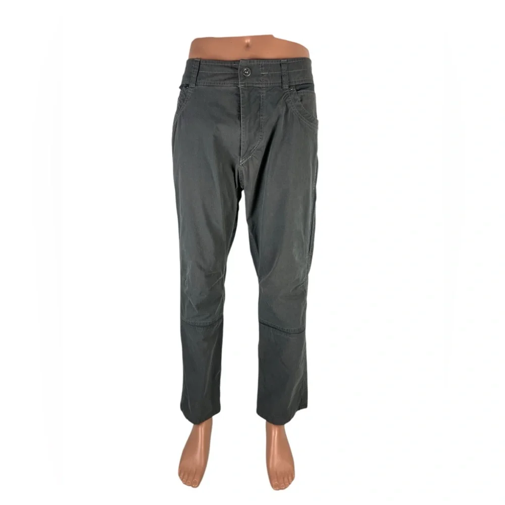 Kuhl Pants Mens 36 X 30 Radikl Pockets Outdoor Camping Hiking Trail Gray Cargo